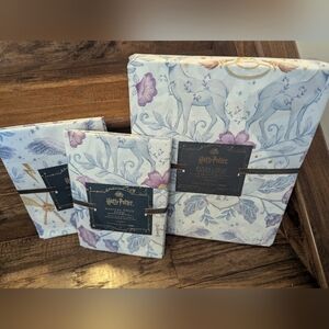 Pottery Barn Teen Harry Potter Magical Toile Queen Duvet Cover & 2 Shams NWT